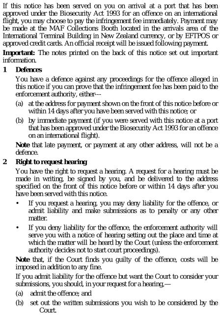 text of Schedule 3 - part 2